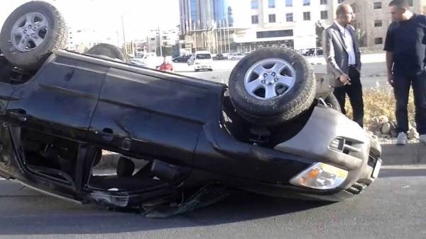 8 اصابات اثر حادثي سير في البلقاء ومعان