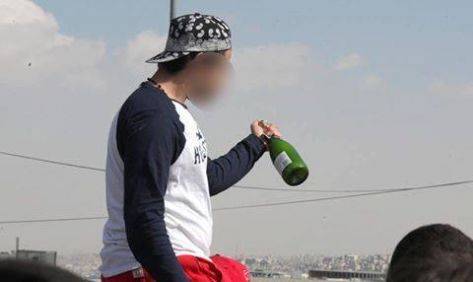 ماذا جرى لطالب التوجيهي الذي احتفل بالشمبانيا في عبدون !!