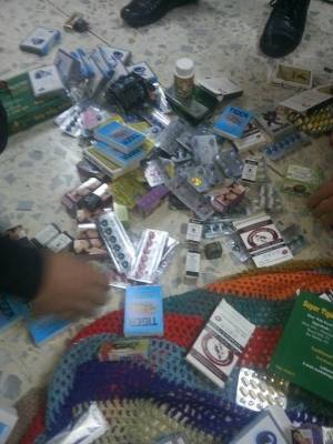 ضبط حبوب و مقويات جنسية منتهية الصلاحية في الرمثا