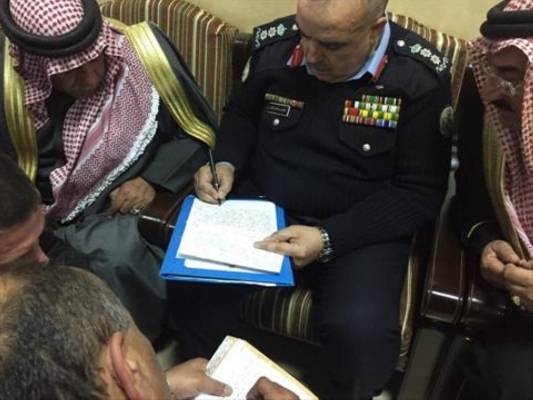 توقيع عطوة اعتراف بمقتل الشهيد العمرو