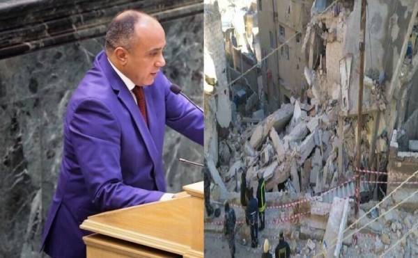 النائب القَيسيّ يَنشغل بـ(الحليب والقشطة)..ويُهمل سُقوط العمارتين!؟