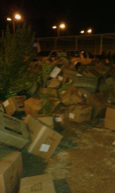 ضبط بضائع مهربة في القويرة