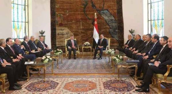 لقاء جلالة الملك والسيسي في القاهرة..فيديو