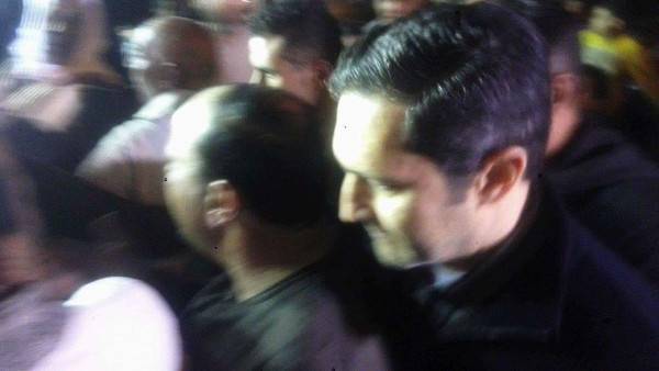 علاء وجمال مبارك يشاركان في عزاء والد أبوتريكة