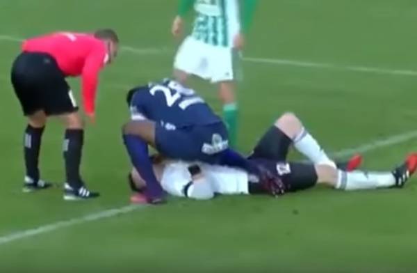 دور بطولي للاعب أنقذ عبره حارس الخصم من الموت (فيديو)