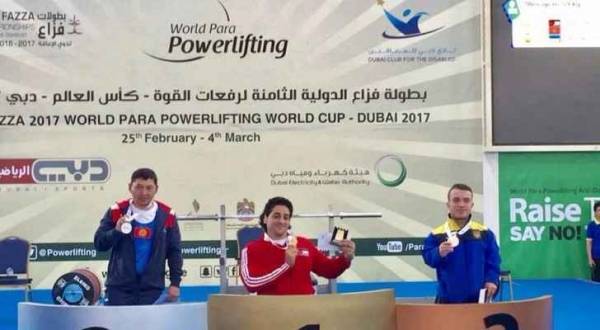 ذهبية ثانية للأردن في بطولة فزاع الدولية لرفعات القوة