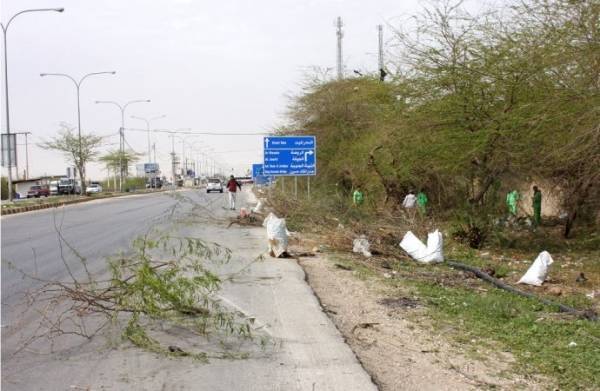 أعمال بيئية وتجميلية وتأهيل وصيانة على طريق البحر الميت