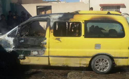 حرق مركبة للنائب فضية أبو قدورة أمام منزلها !