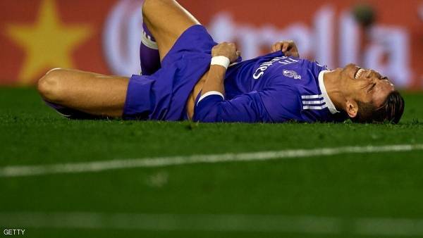 الإصابة تبعد رونالدو عن لقاء إيبار