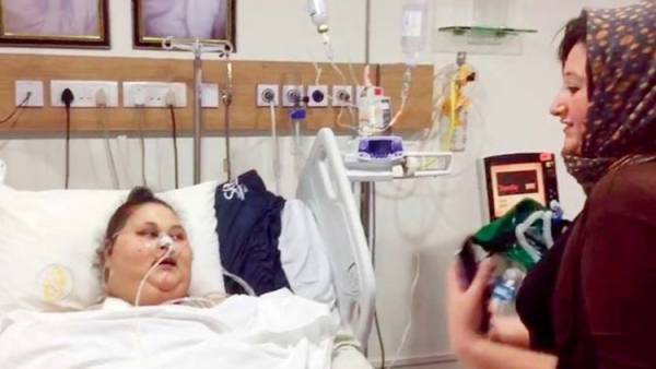 بالفيديو.. أسمن امرأة في العالم ترقص بعد فقدان 120 كغ من وزنها