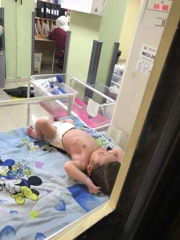 مالك عوض يرزق بمولوده الاول سيف