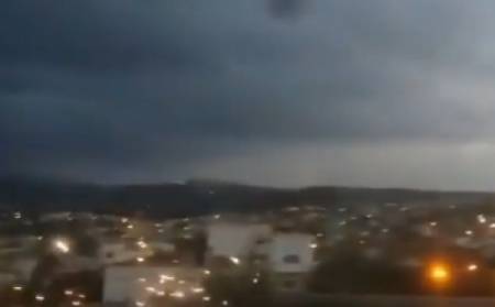 تماس كهربائي يثير الهلع في اربد .. فيديو