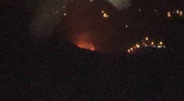 حريق كبير في 10 دونمات غرب العاصمة