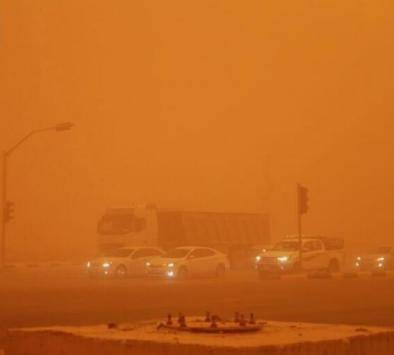 العاصفة (مدار) بعيدة عن الأردن