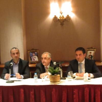 ميشيل مارتو وفارس قموه يردان على مساهمي الأردن الدولية للتأمين ويوضحان واقع الشركة ومستقبلها (صور)
