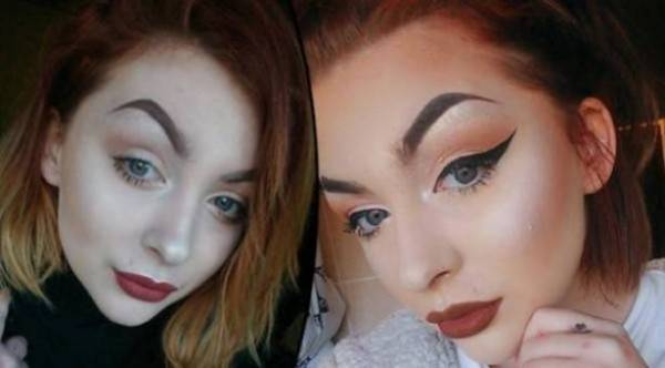 بالصور.. فسخ علاقته بها بعد أن رآها بلا مكياج