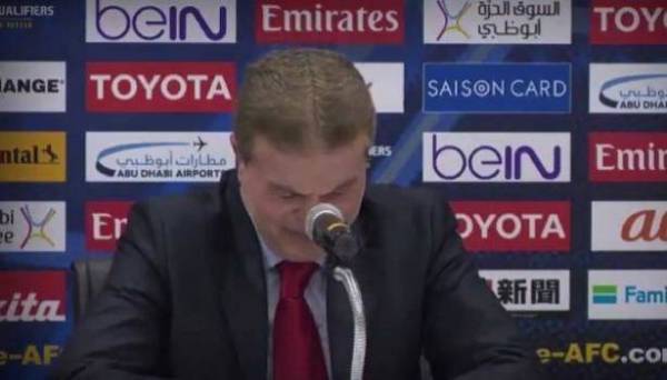 بالفيديو: ماذا حصل مع مدرب المنتخب السوري لكرة القدم بعد نهاية المباراة؟