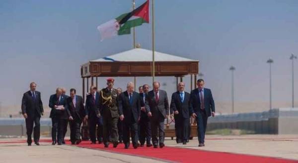 الملقي يستقبل رئيس مجلس الامة الجزائري