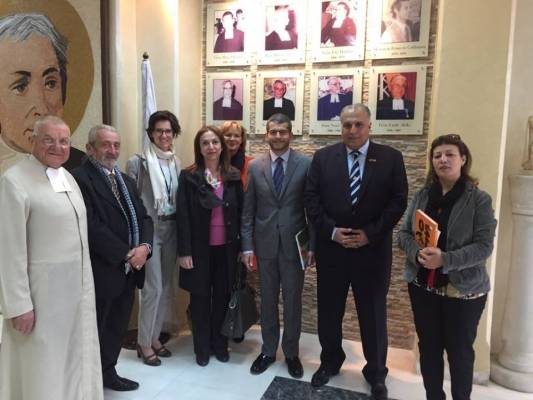 زيارة السفير الفرنسي لكلية دي لاسال الفرير – عمان