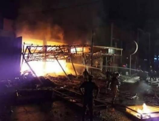 القبض على متهم في حريق معرضين للكهربائيات في اربد (فيديو)