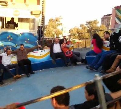 إصابة 3 فتيات سقطن عن لعبة باليادودة