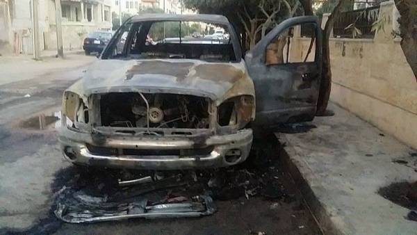 بالصور..القبض على شاب حرق مركبة ومنزلا في اربد