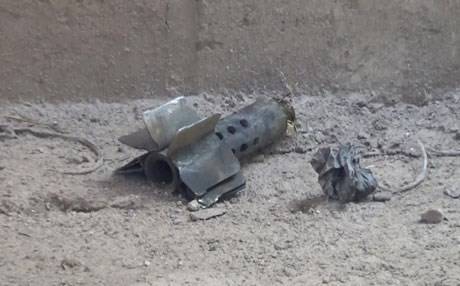 انفجار قذيفة سورية بالرمثا