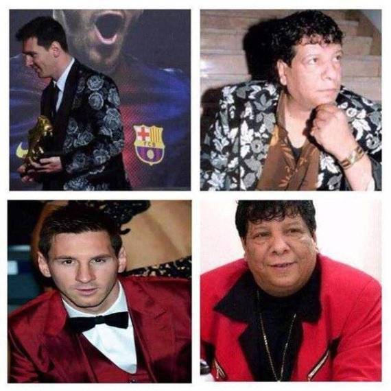 شعبولا: ميسي يقلدني ....فيديو