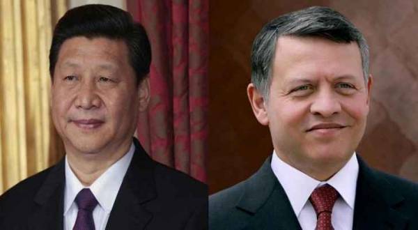 الملك والرئيس الصيني يتبادلان التهاني