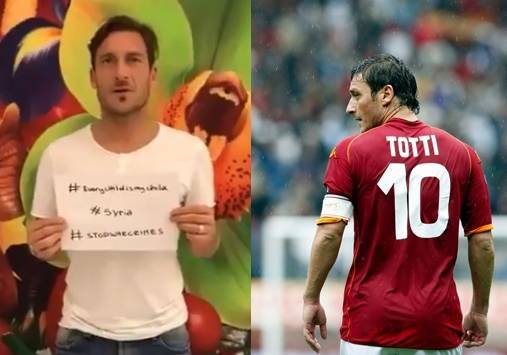 نجوم الرياضة الايطاليين يتعاطفون مع سوريا