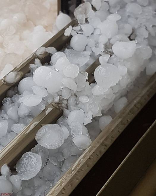 تساقط كثيف للبرد على الشوبك والعقبة ...صور