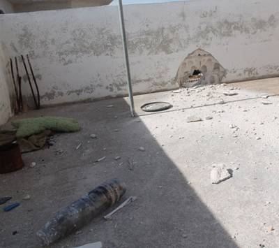 سقوط قذيفة جديدة في الرمثا