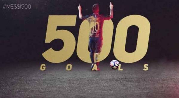 ميسي يصل إلى الهدف رقم ٥٠٠ مع برشلونة