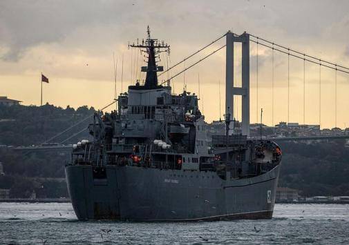 فقدان 15 جنديا روسيا بحادث تصادم بارجة