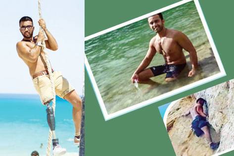 سبح بين مصر والأردن بساق واحدة