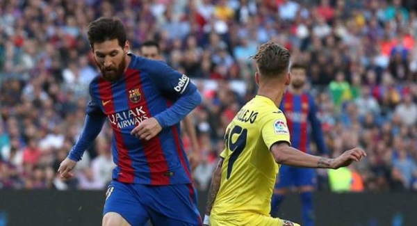 بالفيديو...برشلونة يسحق فياريال برباعية وينفرد بصدارة الدوري الإسباني