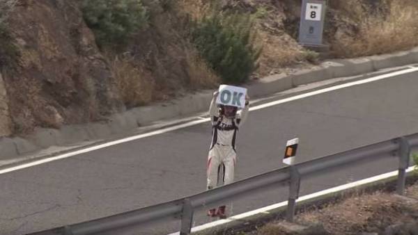 بالفيديو.. سائق ينجو من موت محقق