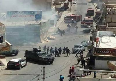 مجدداً .. إحراق منزل وصيدلية بالصريح