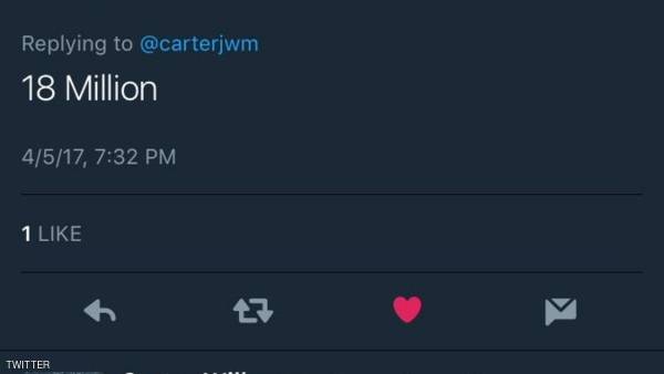 تغريدة قطع الدجاج تحقق رقما تاريخيا على تويتر
