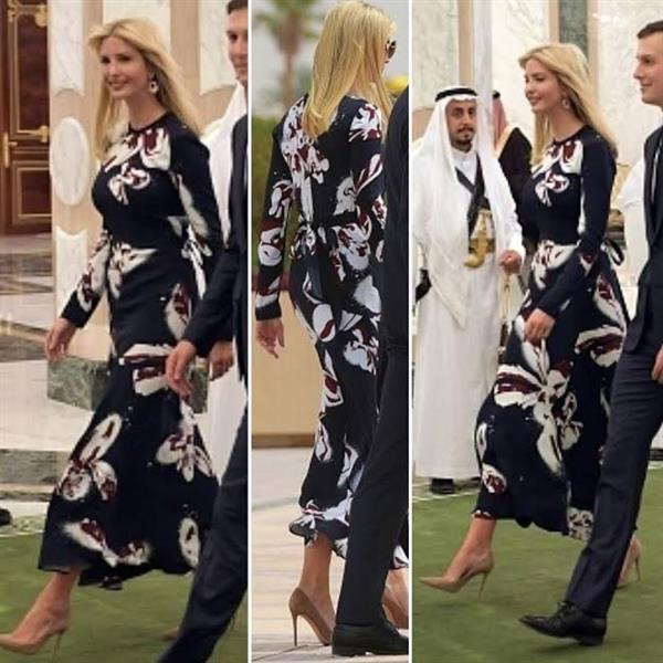 “خبر صادم”.. نفاد كل الكميات المعروضة من فستان إيفانكا الذي ارتدته في السعودية
