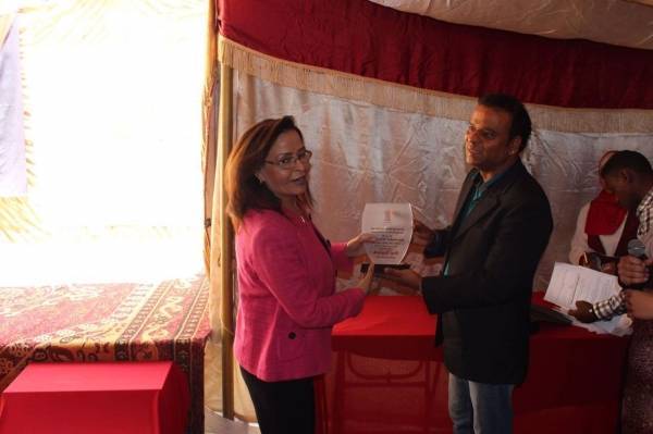 نادية الروابدة ترعى حفل تكريم اسر الشهداء في مدينة التجمعات الصناعية  صور