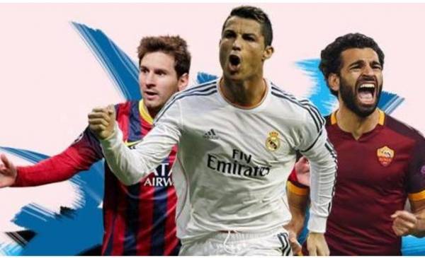 صلاح برفقة رونالدو وميسي في قائمة الأشهر في العالم