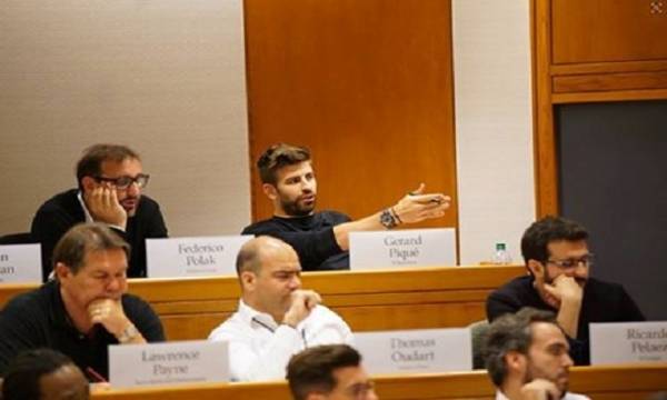 بيكيه يكمل دراسته في جامعة هارفارد