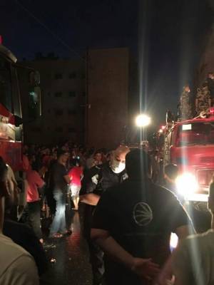 وفاة ثلاثيني تفحما اثر اندلاع حريق نشب في احد مستودعات الاسفنج في محافظة الزرقاء