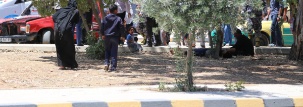 سائق متهور يتسبب بــ 6 اصابات في حادث تصادم في طبربور