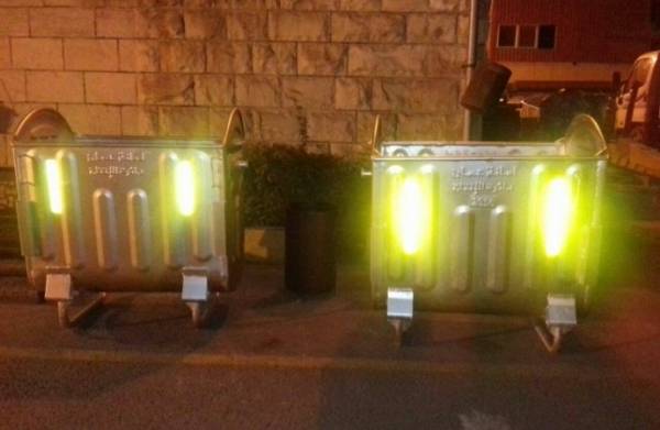 الأمانة : تصنيع 3200 حاوية بعواكس فسفورية