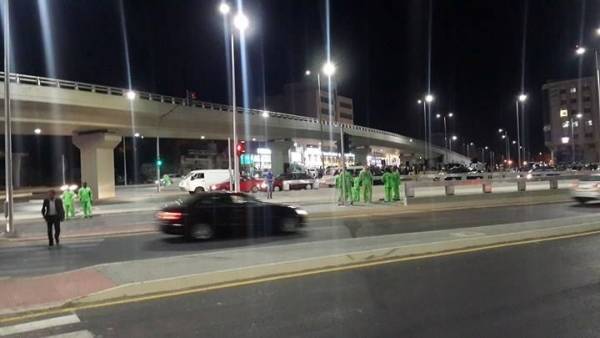 الأمانة تفتتح تقاطع الدوريات أمام حركة السير