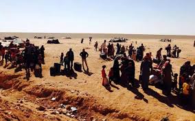 نزوح 35 ألفا من مخيم درعا للقرى القريبة من الحدود الأردنية