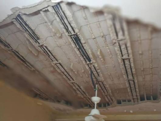 اربد: اصابة سيدة وابنتها بانهيار سقف بيتهم ..