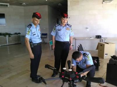 طائرة بدون طيار لمراقبة غابات جرش و عجلون